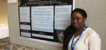 Kharoll-Ann Souffrant, assistante de recherche à la CRÉVAJ, présente sa première affiche scientifique au CIFAS